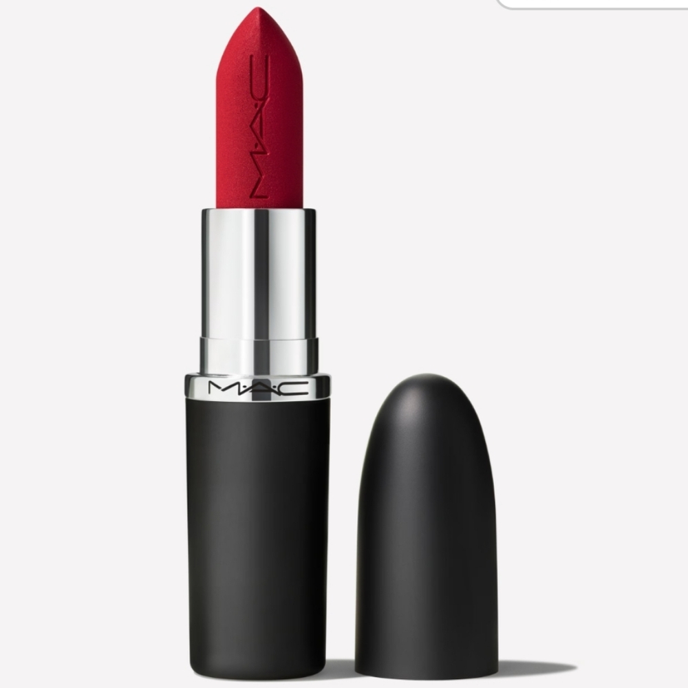 Mac Ruby Woo Matte full sized Lipstick 707 Ruby Woo New With Box